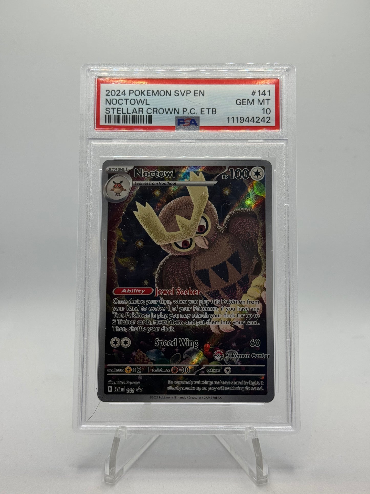 Noctowl 141 (PC ETB) Stellar Crown - English