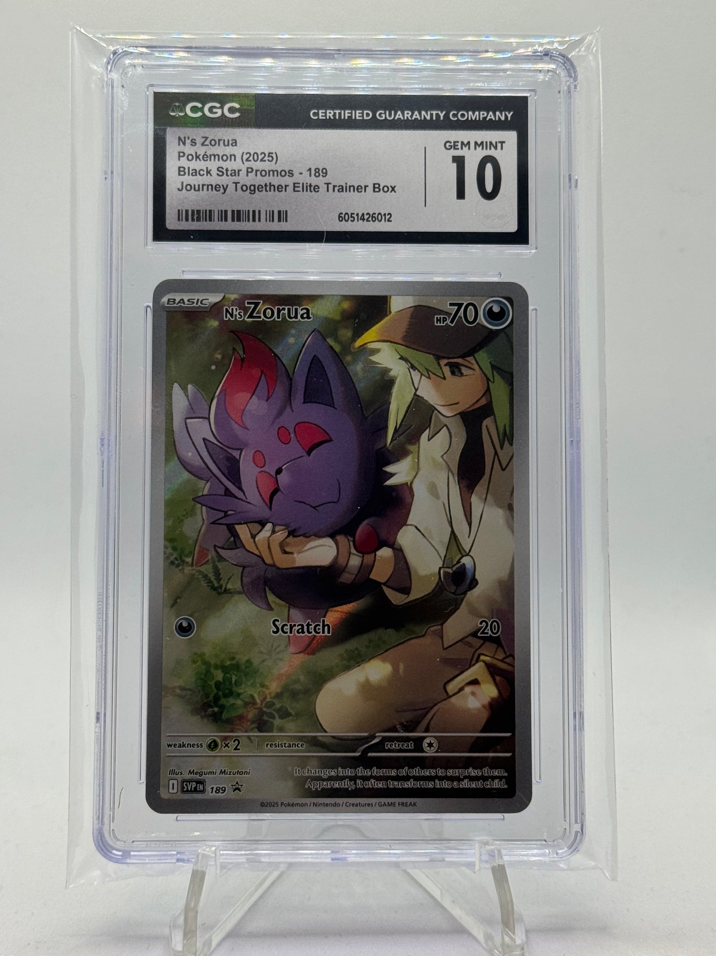 N's Zorua 189 Journey Together ETB Promo - English