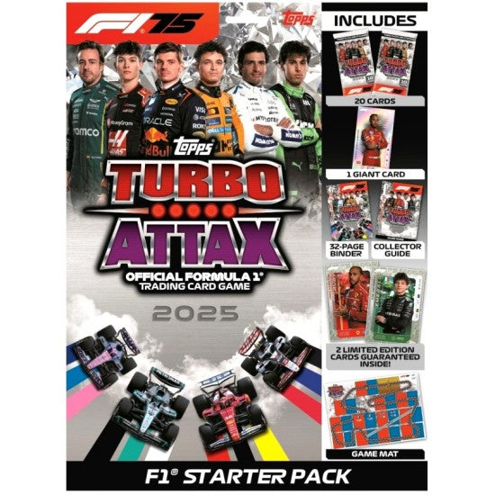 Turbo Attax 2025 Trading Card Game Starter Pack