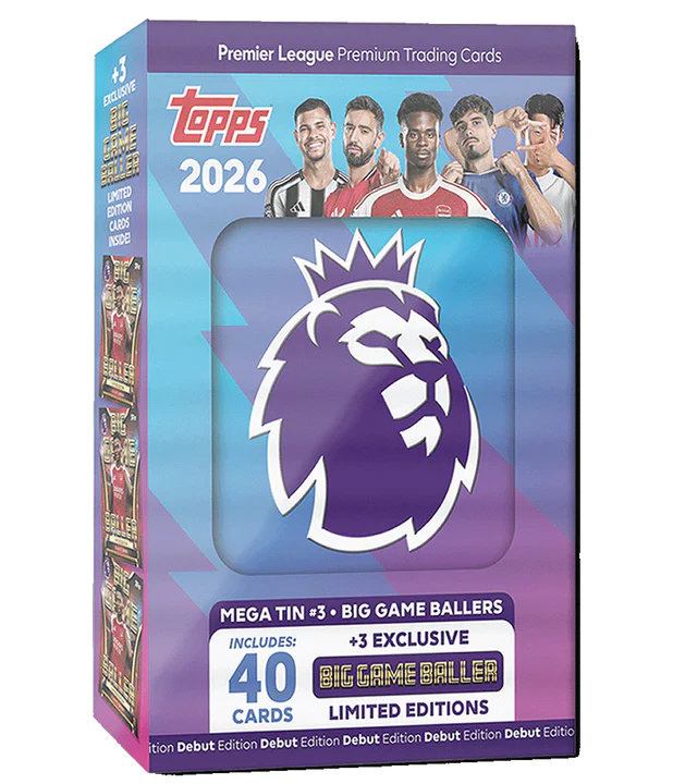 Topps - 2026 Premier League Debut Edition Football - Mega Tin 3