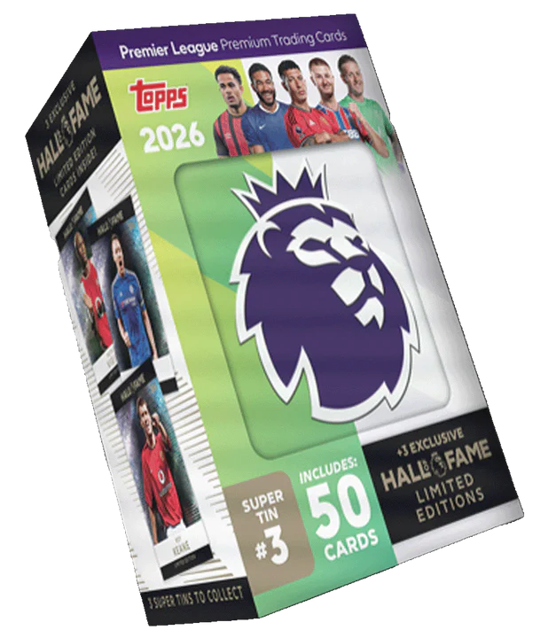 Topps - 2026 Premier League Debut Edition Football - Hall of Fame Super Tin 3