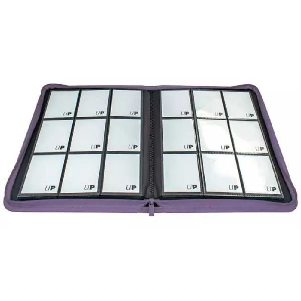 Ultra Pro - 9 Pocket Zippered Pro Binder - Purple