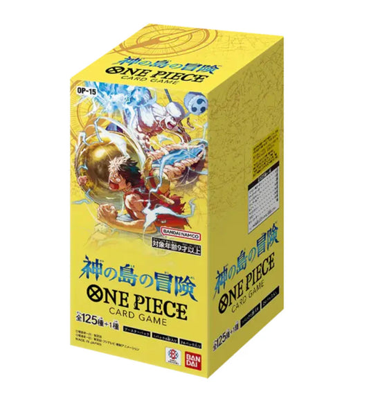 One Piece (OP-15) Adventure On The Island Of God Booster Box - Japanese