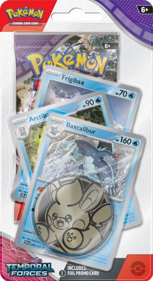 Pokemon: Temporal Forces Premium Checklane Blister - Baxcalibur