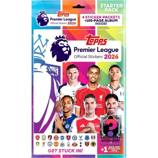 Premier League 2026 Official Stickers Starter Pack