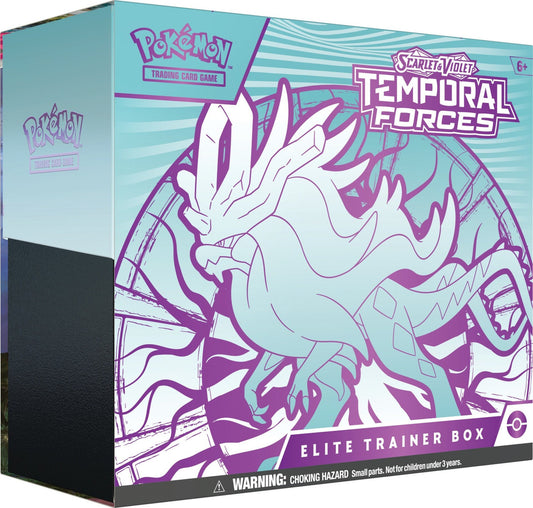 Pokemon TCG: Scarlet and Violet Temporal Forces Elite Trainer Box Walking Wake