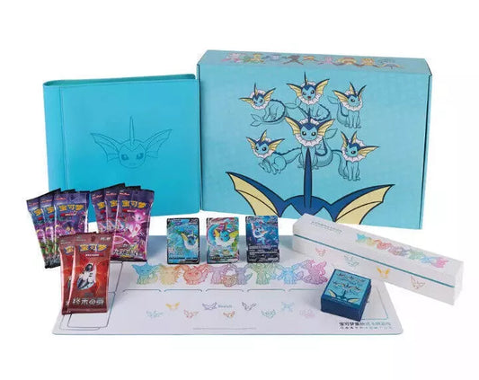 Pokemon TCG S-Chinese 2024 Eevee GX Gift Box Vaporeon Box Exclusive